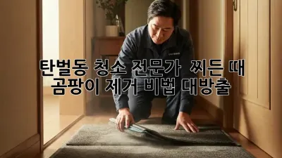 탄벌동 청소 전문가 💯 찌든 때 & 곰팡이 제거 비법 대방출!